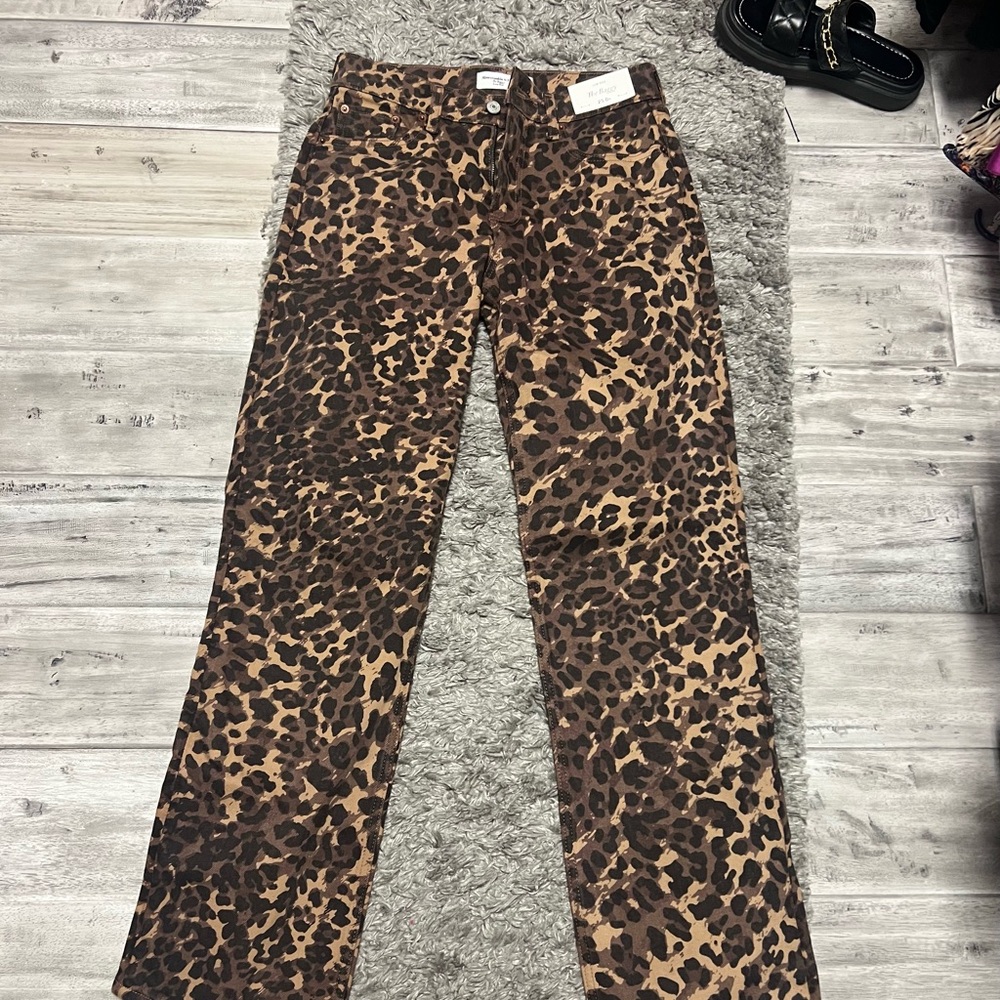 Leopard Print Women's Jeans